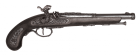 Пистолет кремн.Франция 1872г,латун