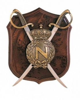 Панно«Наполеон»щит и 2 сабли
