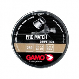 Пуля пневм. «Gamo Pro-Match», кал. 4,5 мм. (250 шт.)