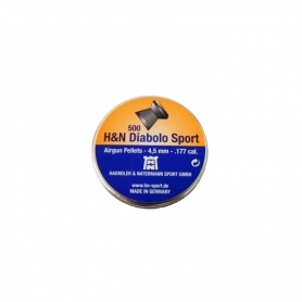 Пуля пневм. «H&N Diabolo Sport», насеч., 4,5 мм., 8,18 гран. (500 шт.)